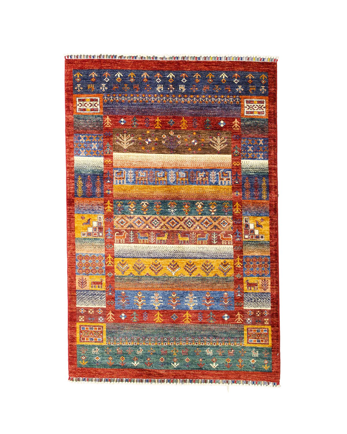 Transitional Afghanistan 4 x 6 Rug