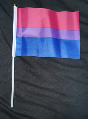 Bisexual Handheld Flag