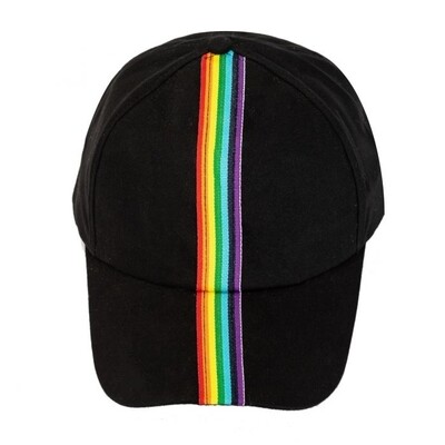 Rainbow Stripe Baseball Cap