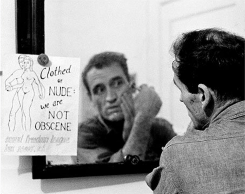 Keenan, Larry -Neal Cassady Shaving at Ginsberg's 8x10 unframed