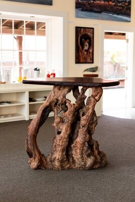 Craig Hathaway - Redwood Pedestal Table $4200