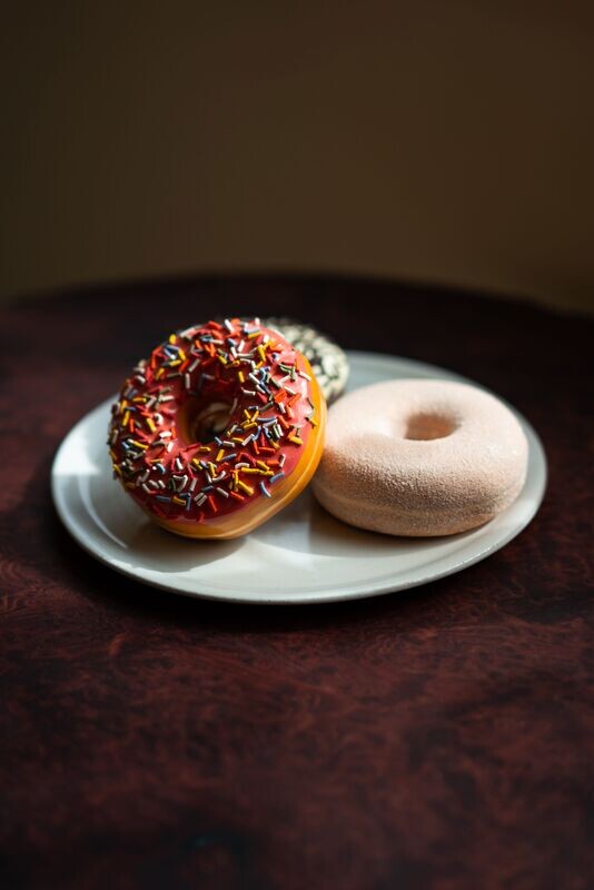 Marienne Chapman - Donuts, platter (3) 