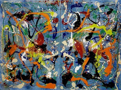 Thomas T. Thomas - Dancing Under The Stars-2012 60x80 Oil on Canvas