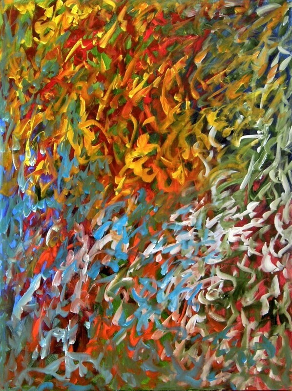 Thomas T. Thomas - Four Corners-2010  48x36 Acrylic on Canvas