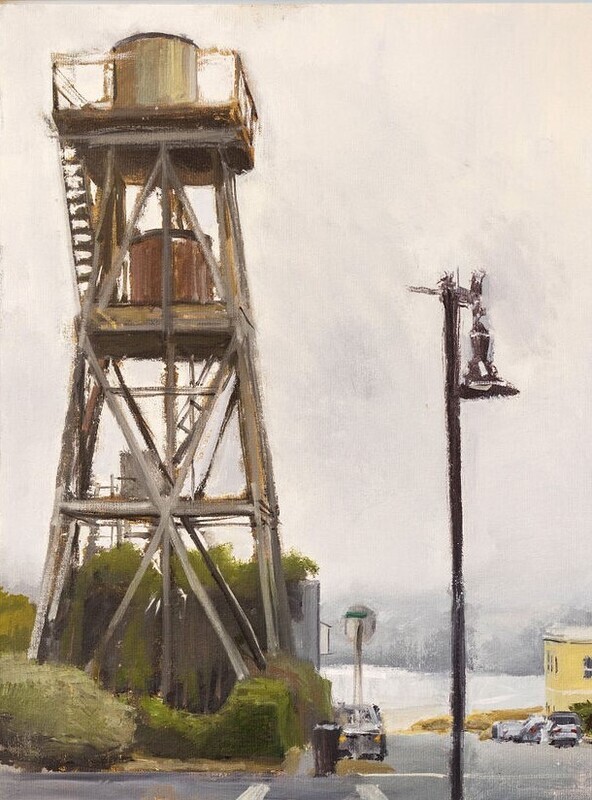 Andrew Walker Patterson - Kasten Street Facing South 18x24 Oil on Canvas on Panel