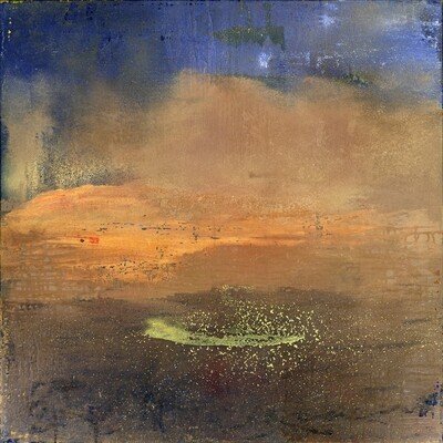Yari Ostovany - The Pilgrim and the Stars 3 - Oil on Canvas - 30x30 - 2021