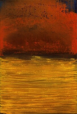 Yari Ostovany - The Oracle XX - Oil on Canvas - 44.5x30 - 2022