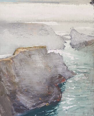 Andrew Walker Patterson-  Mendocino Headlands #7 - 20x16- Oil on Canvas Panel