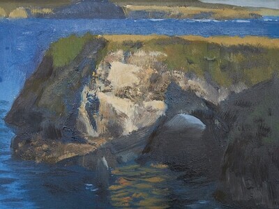 Andrew Walker Patterson-  Mendocino Headlands #2 - 18x24- Oil on Canvas Panel