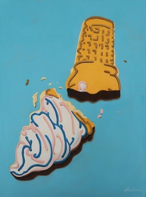 Melan Allen - Ice Cream Cookie 36x48 Oil on Canvas
