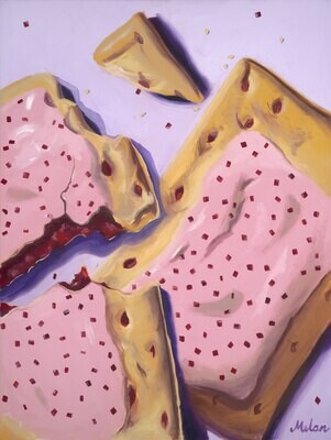 Melan Allen - Cherry Pop-Tarts 30x40 Oil on Canvas