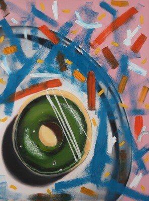 Melan Allen - Donut 30x40 Oil on Canvas