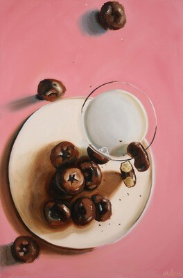 Melan Allen - Donettes 24x36 Oil on Canvas