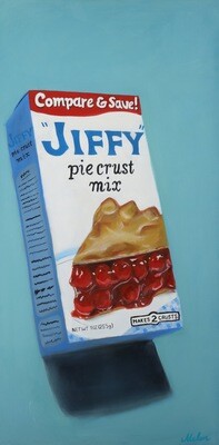 Melan Allen - Jiffy Pie Crust 24x48 Oil on Canvas