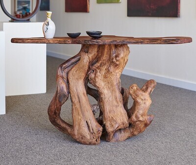 Craig Hathaway -Table- Second Growth with Lapiz Inlay- 52Lx23Wx30 H