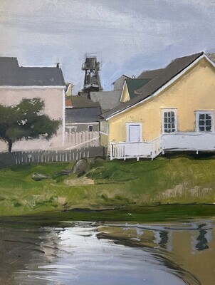 Andrew Walker Patterson - Kelley House Pond 18x24 Oil on Panel