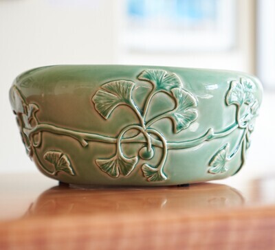 Gary Lord - Carved Ginko Bowl, #81