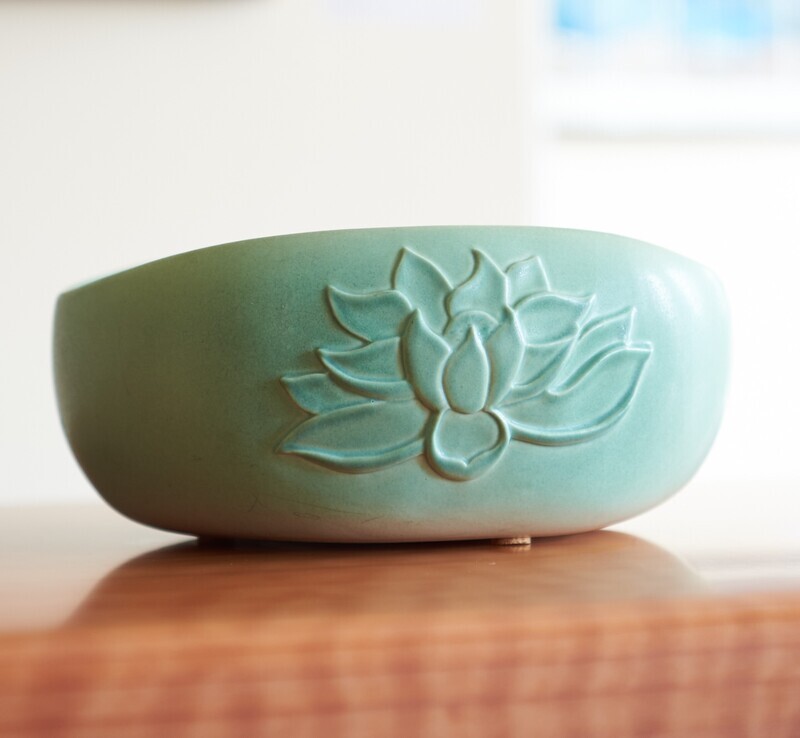 Gary Lord - Carved Lotus Bowl #47