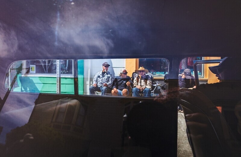 Bojh Parker "Three Gentlemen" 14"x20 mounted on ACM