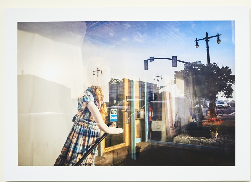 Bojh Parker. The Faceless Doll Master. 24X34 mounted on ACM