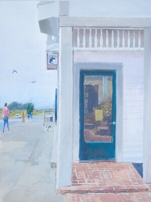 Andrew Walker Patterson - The Gallery Bookshop No 3 - 24x18 in oil on archival canvas board - 2023