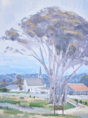 Andrew Walker Patterson- Mendocino Rotary Park 18x24 Oil on Archival Panel - 2023