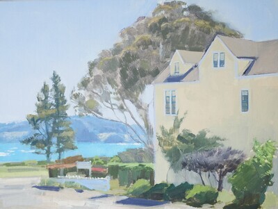 Andrew Walker Patterson - Headlands Inn - 18x24 in oil on canvas board - 2023