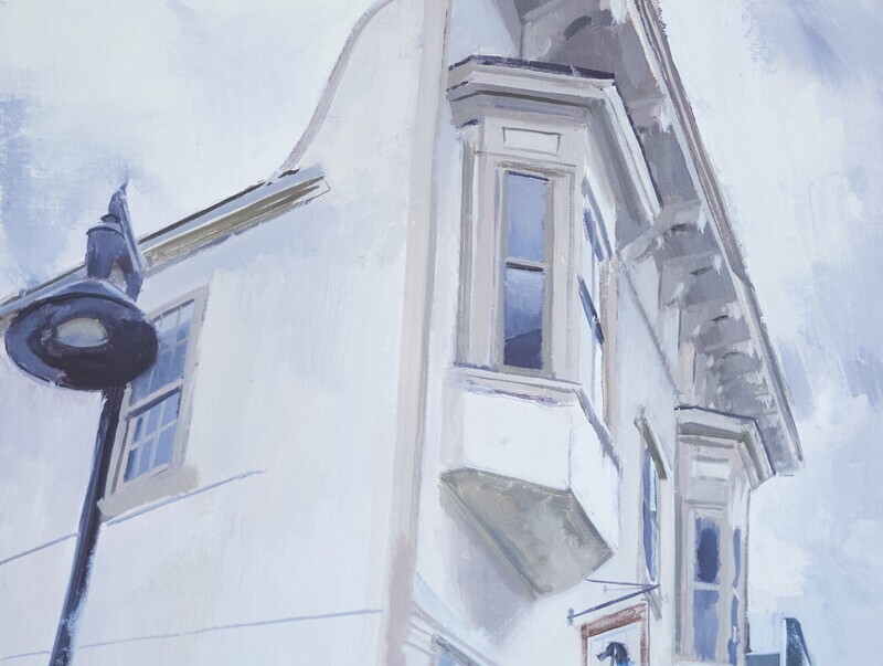 Andrew Walker Patterson - The Gallery Bookshop No 2 - oil on archival canvas board - 2023