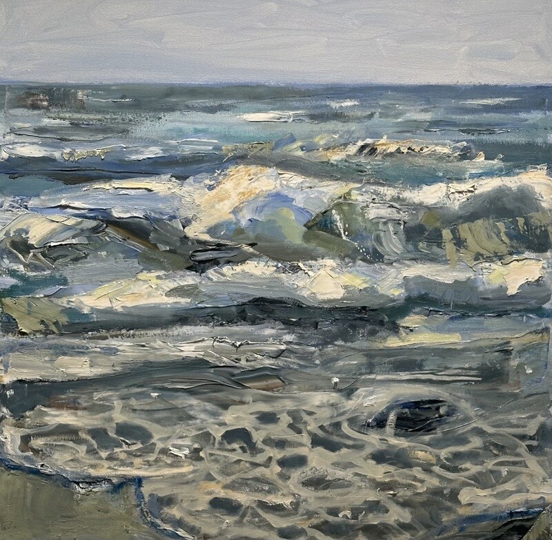 Gorek - Seascape #4 - oil on canvas 24"x24"