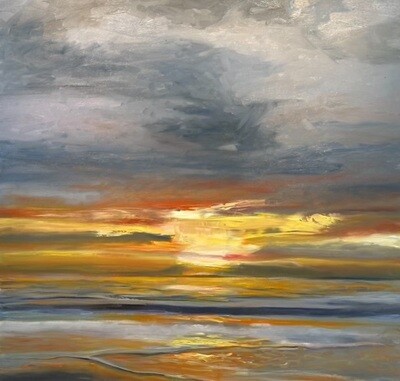 Gorek - "Sunrise" oil on canvas 54” x 54”