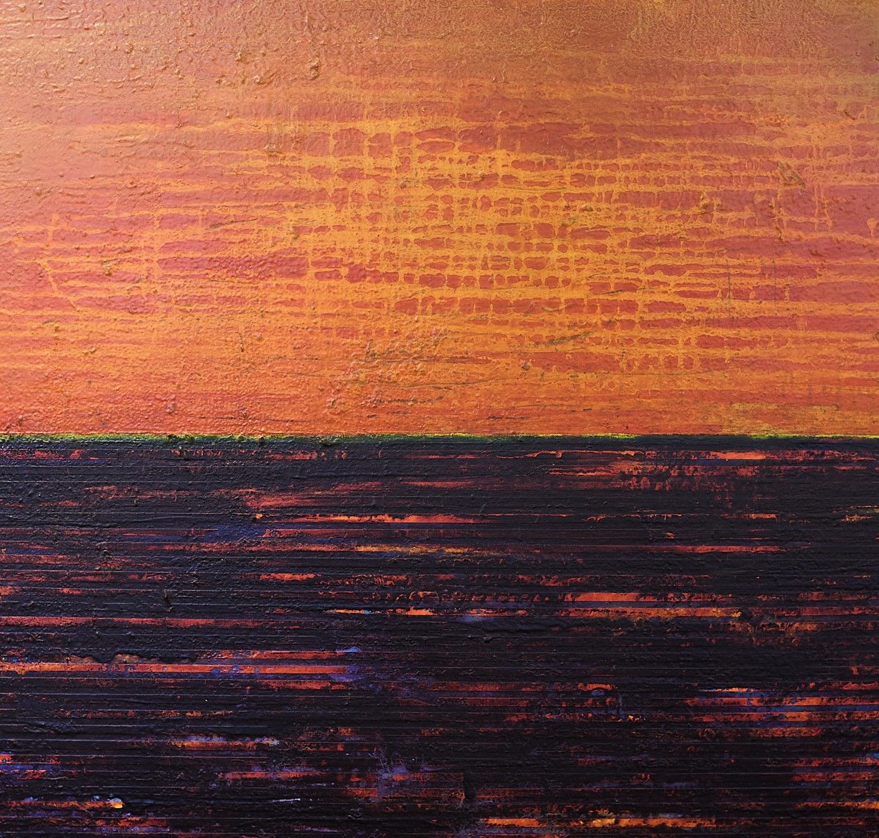 Yari Ostovany, Arjuna/Krishna, oil on canvas 31.5x32.75 2023