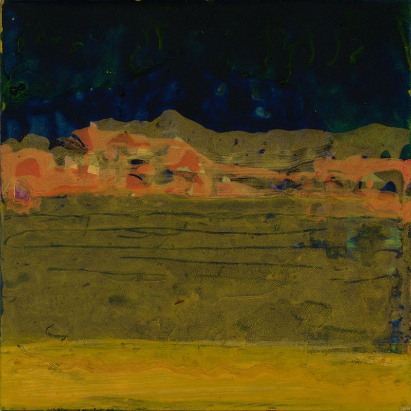 Yari Ostovany, Soliloquy 19, oil on panel, 6x6 inch, 2024