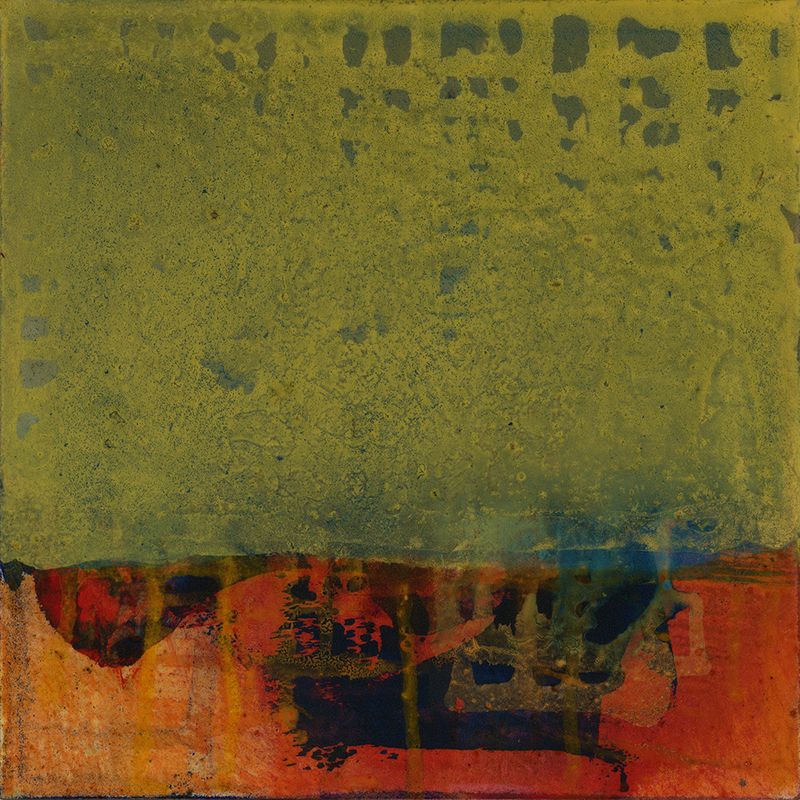 Yari Ostovany, Soliloquy 21, oil on canvas, 6x6 inch, 2024