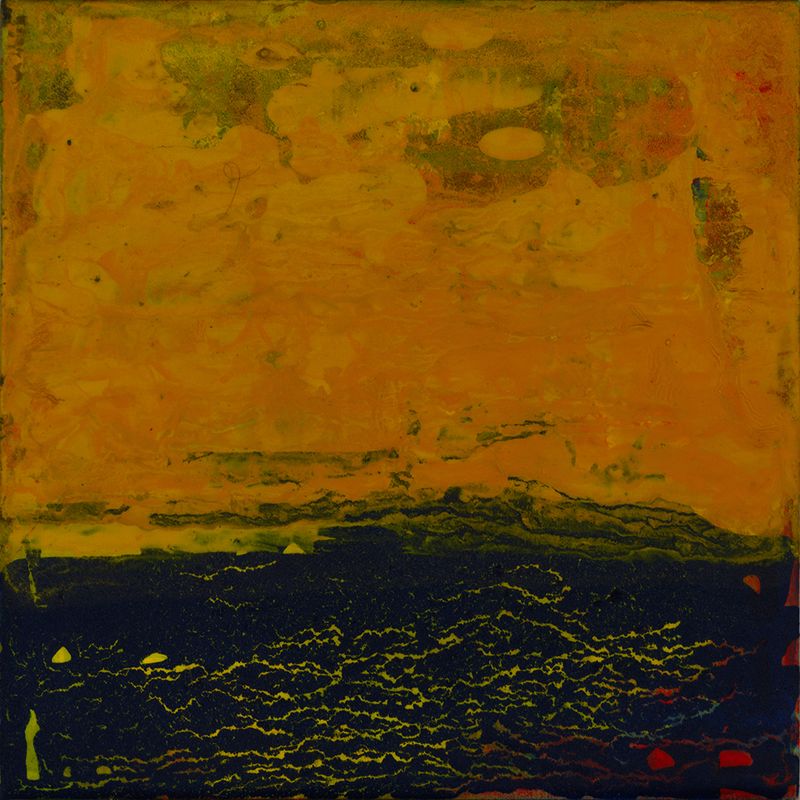 Yari Ostovany, Soliloquy 24, oil on canvas, 6x6 inch, 2024