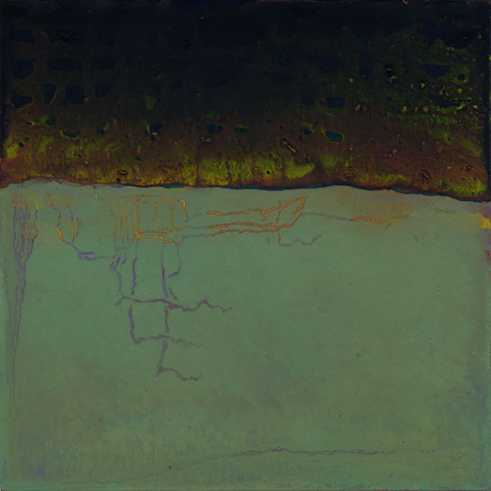 Yari Ostovany, Soliloquy 15, oil on wood panel, 6x6 inches, 2024