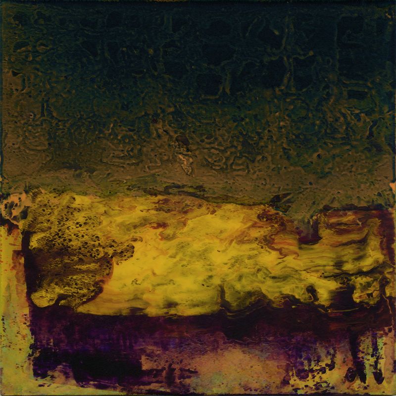 Yari Ostovany, Soliloquy 16, oil on wood panel, 6x6 inches, 2024