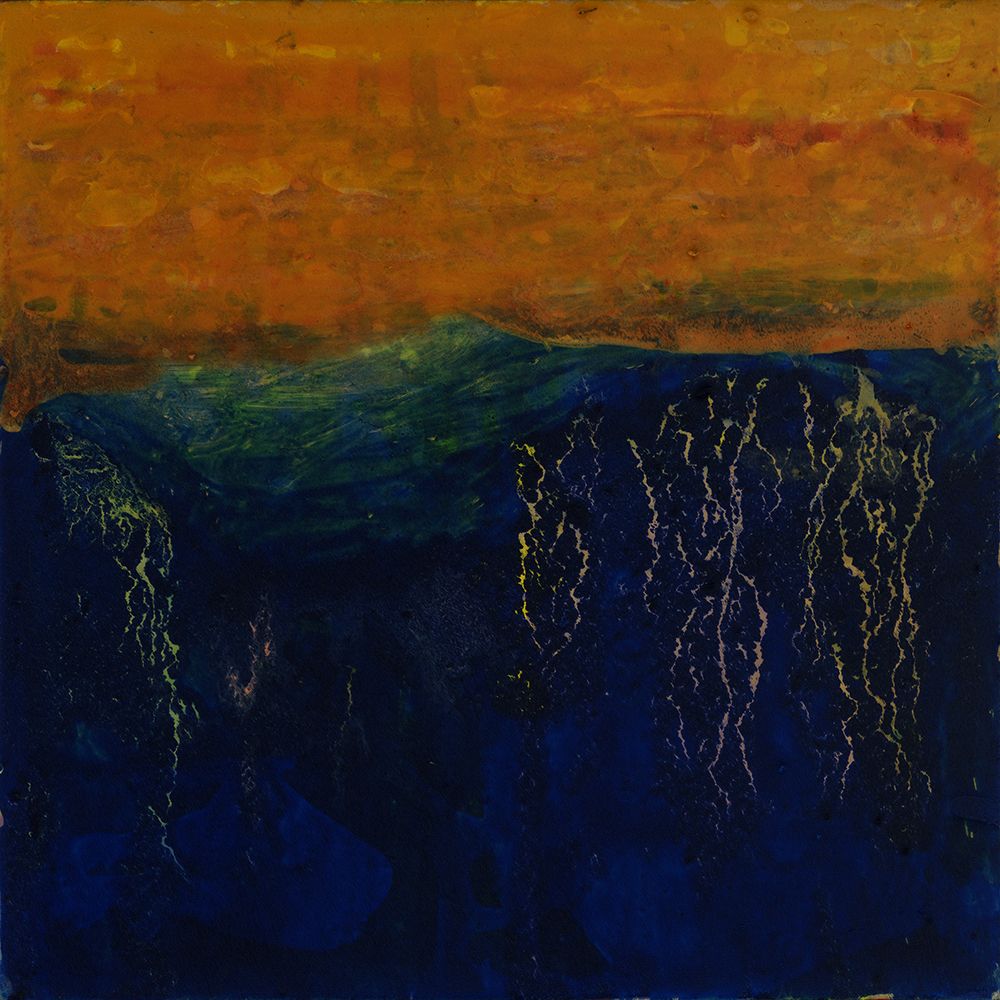 Yari Ostovany, Soliloquy 22, oil on wood panel, 6x6 inches, 2024 inches