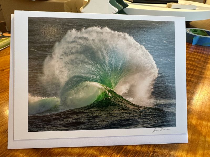 Jon Klein - Fan Shaped Wave (image 221) metal print 12x18"