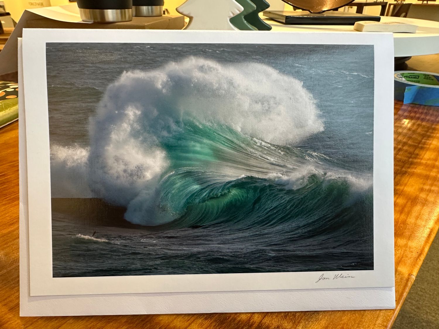 Jon Klein - Wave Expanding (image 311) on metal - 12x18"