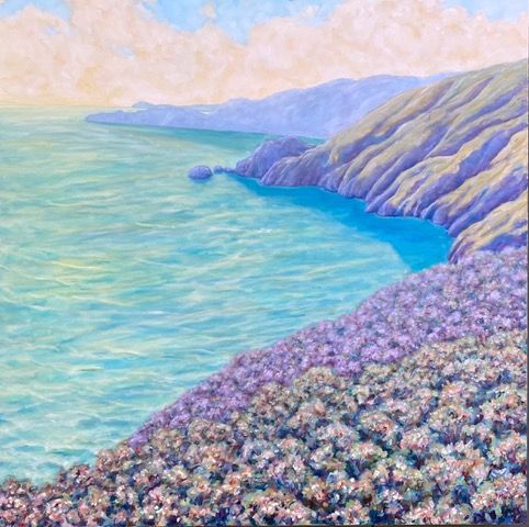 Croghan - Pacific Rapture - 48x48" oil on canvas