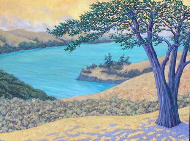 Croghan - Tomales out to Sea - 30x40"