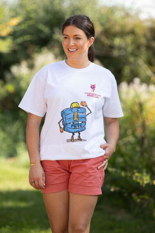 Pete Pallet White T-Shirt -  100% cotton