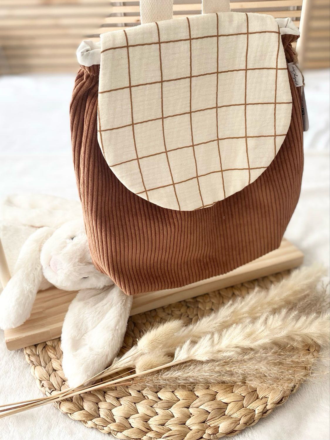Sac à dos velours côtelé - Destockage