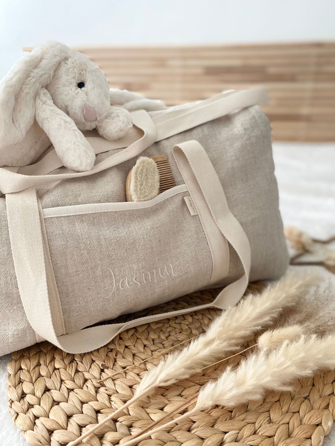 Sac à langer en lin
