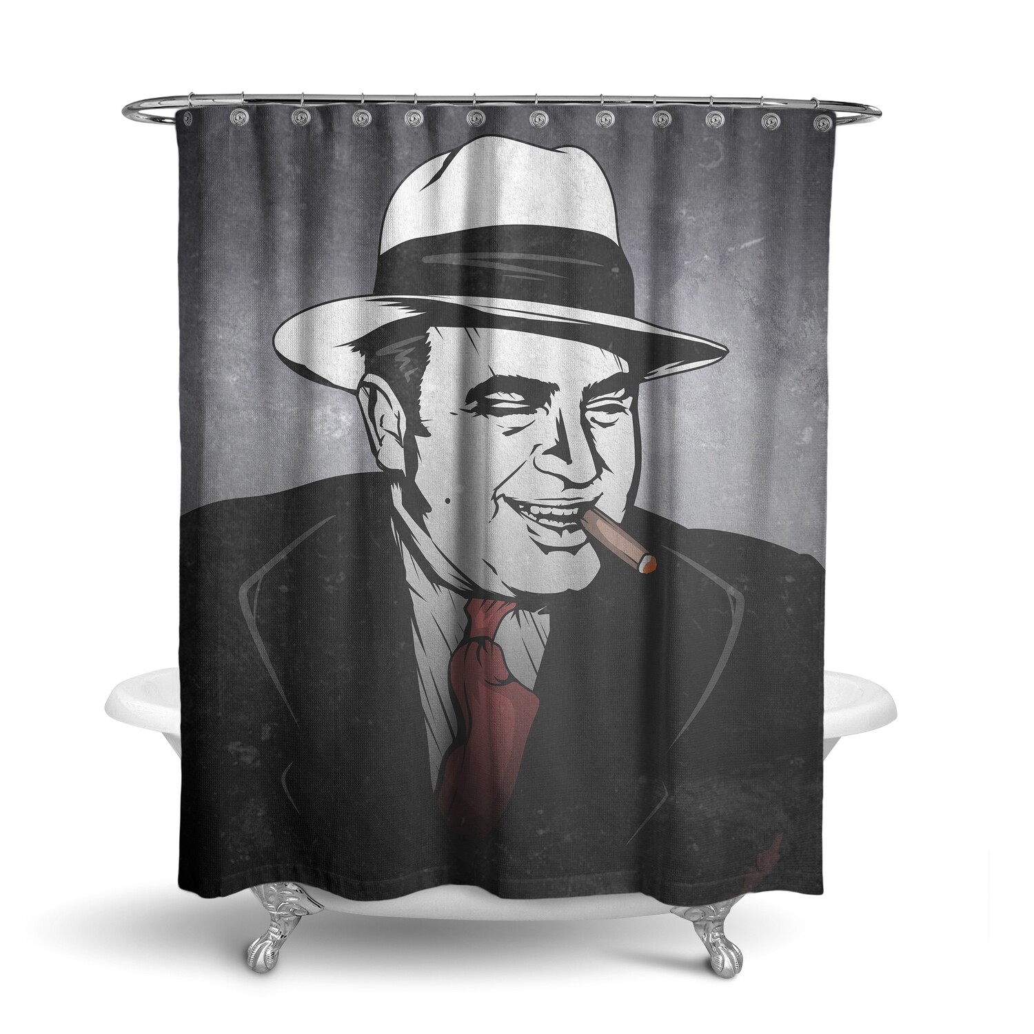 «Аль Капоне» штора для ванной