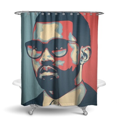 «Канье Уэст / Kanye West» штора для ванной