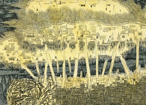 Detail from Masada #1