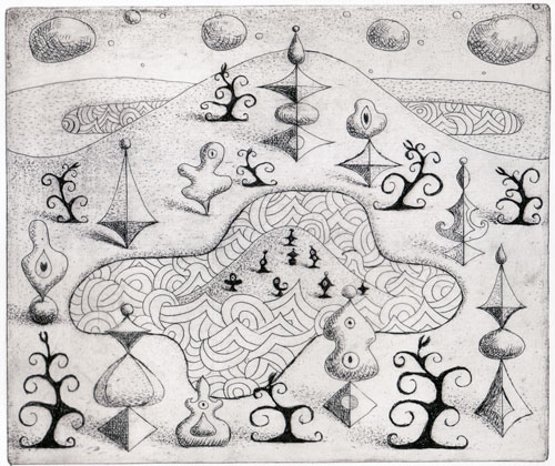 Landscape with Two Ponds