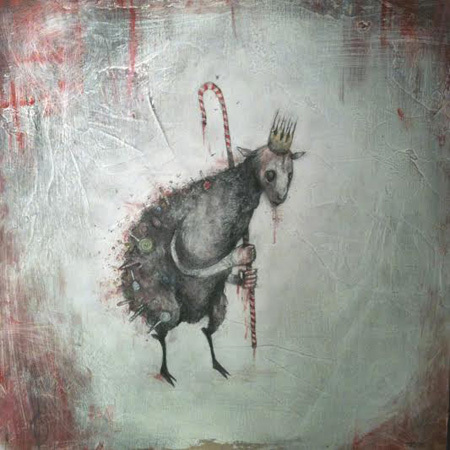 All good children shed a tear, the sightless Candy Lamb is near