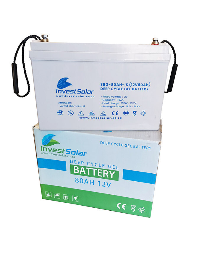 BATTERY GEL 80AH 12V SOLAR